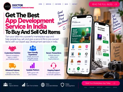 Get The Best App Development Service In India To Buy And Sell Old Items