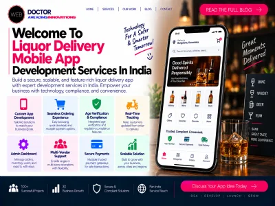 Welcome To Liquor Delivery Mobile App Development Services In India