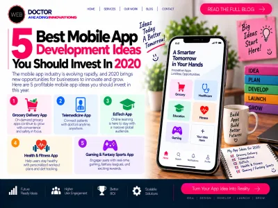 5 Best Mobile App Development Ideas You Should Invest In 2020