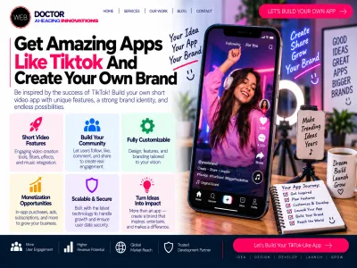 Get Amazing Apps Like Tiktok And Create Your Own Brand