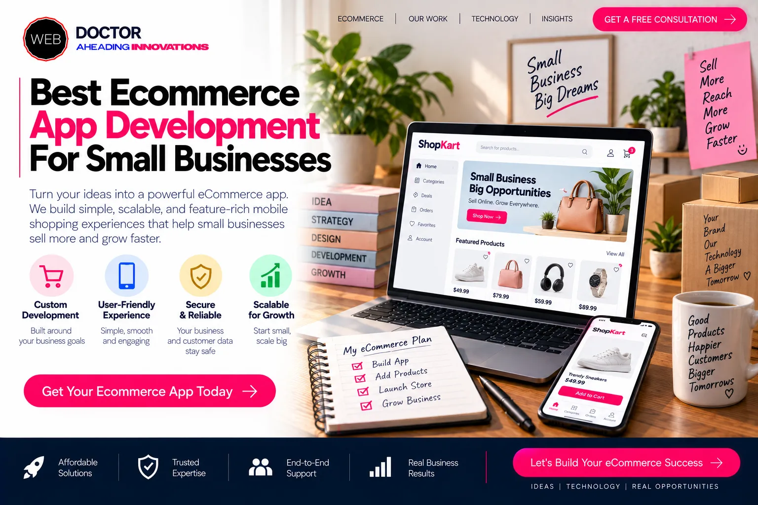 Best Ecommerce App Development For Small Businesses