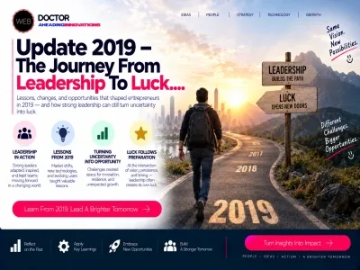 Update 2019-the Journey From Leadership To Luck....