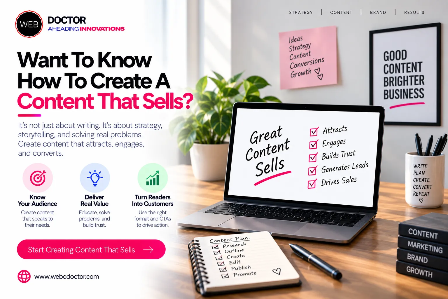 Want To Know How To Create A Content That Sells?
