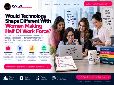 Would Technology Shape Different With Women Making Half Of Work Force?