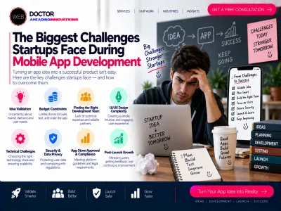 The Biggest Challenges Startups Face During Mobile App Development