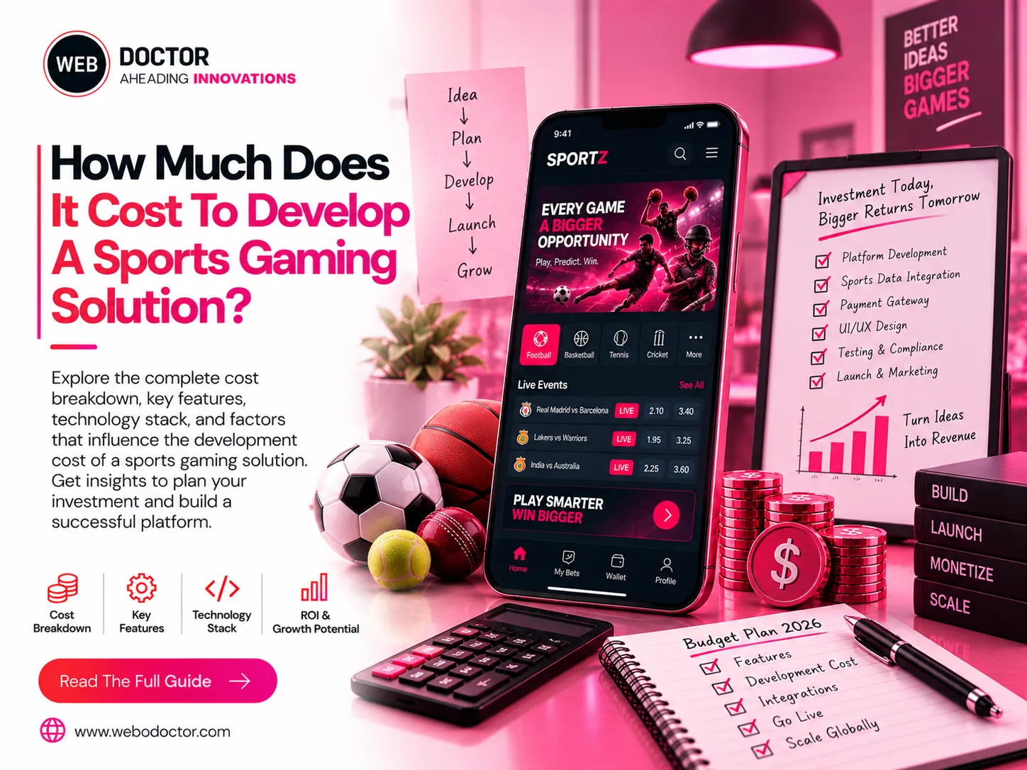 How Much Does It Cost To Develop A Sports Gaming Solution?