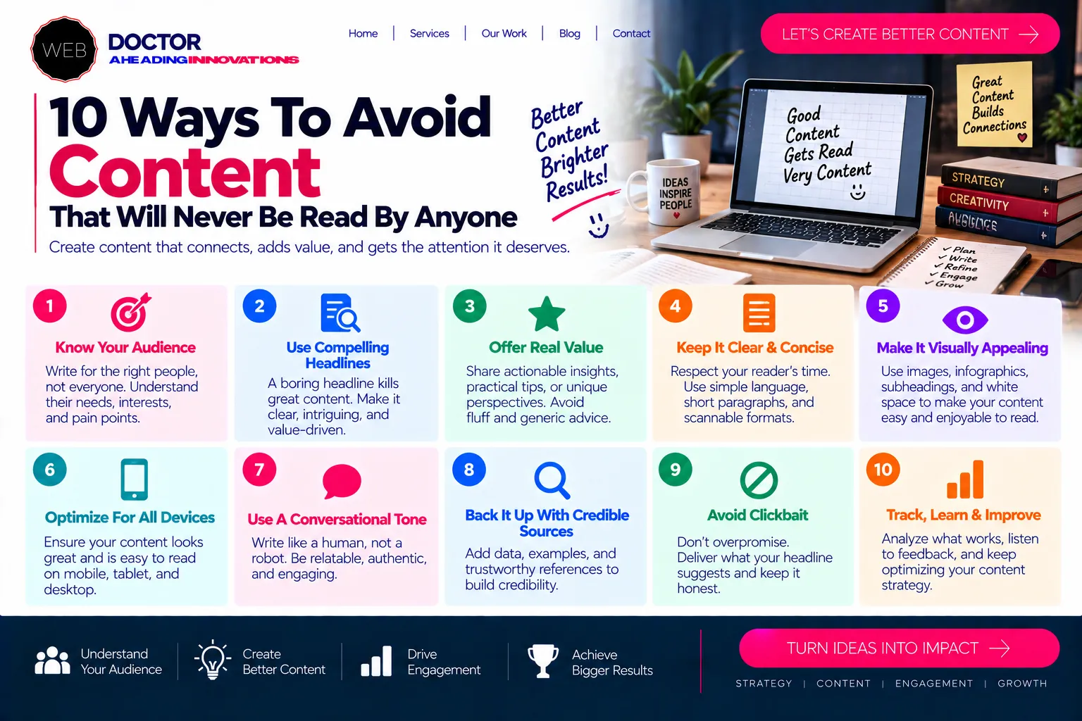 10 Ways To Avoid Content That Will Never Be Read By Anyone